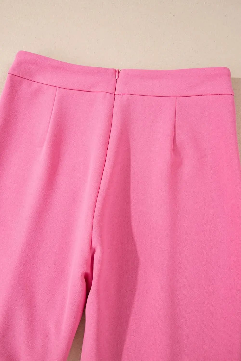 Sachet pink high-waisted flares - Love Salve